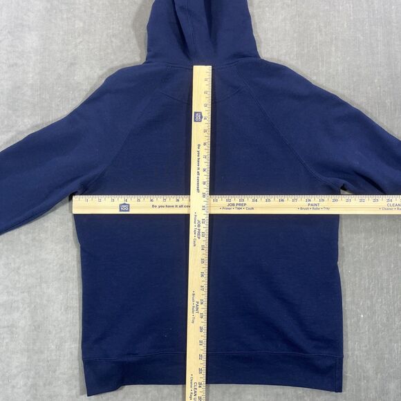 Champion Womens Medium Blue Rainbow Logo Powerblend Pullover‎ Hoodie - Picture 6 of 6